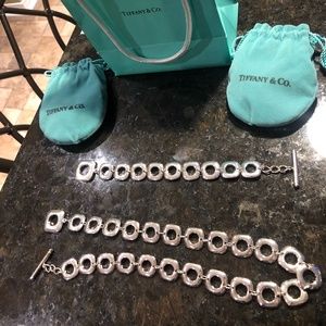 Tiffany & Co. Square Toggle Necklace and Bracelet